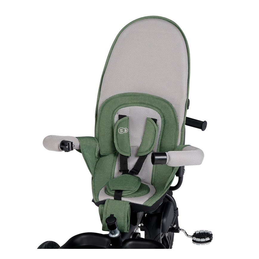 KINDERKRAFT SELECT - Дитячий триколісний велосипед SPINSTEP Premium зелений