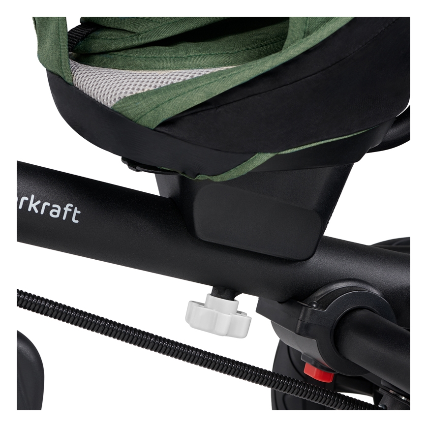 KINDERKRAFT SELECT - Дитячий триколісний велосипед SPINSTEP Premium зелений