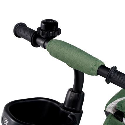 KINDERKRAFT SELECT - Дитячий триколісний велосипед SPINSTEP Premium зелений