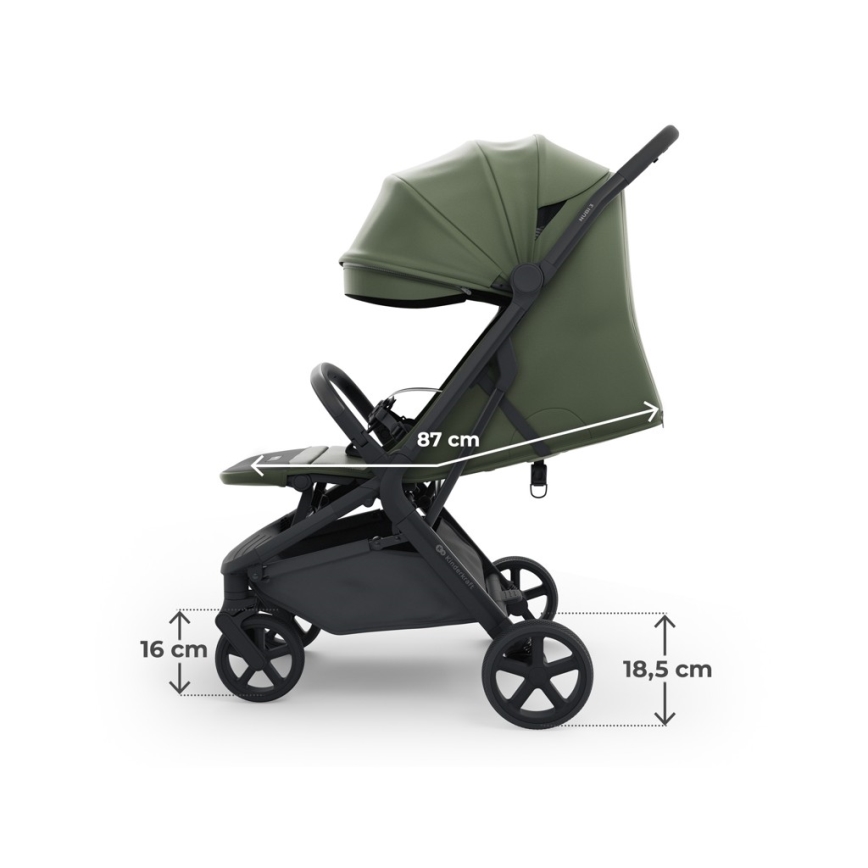 KINDERKRAFT SELECT - Прогулочная коляска NUBI 3 Mystic Green