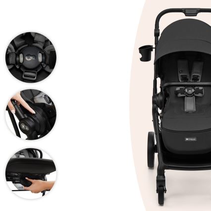 KINDERKRAFT SELECT - Прогулочная коляска YOXI Moonlight grey