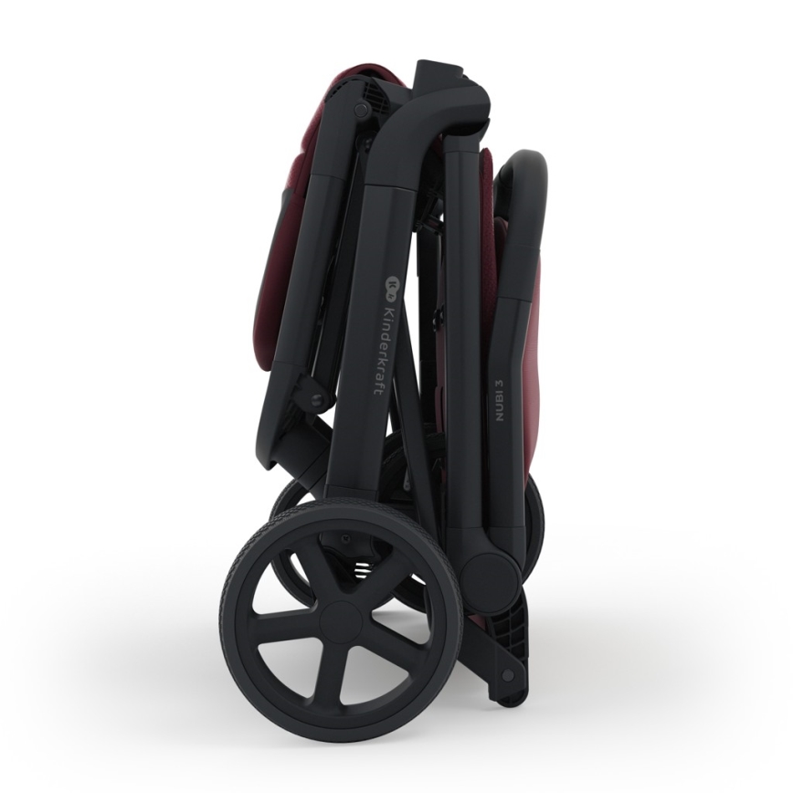 KINDERKRAFT SELECT - Прогулочная коляска NUBI 3 Dark Ruby
