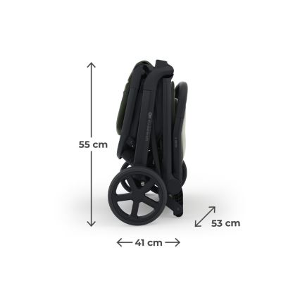 KINDERKRAFT SELECT - Прогулочная коляска NUBI 3 Mystic Green
