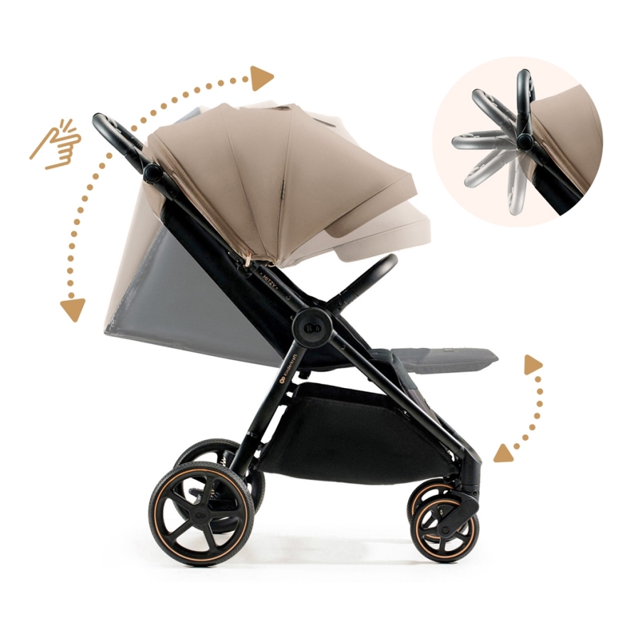 KINDERKRAFT SELECT - Спортивна дитяча коляска MITZY Linen beige