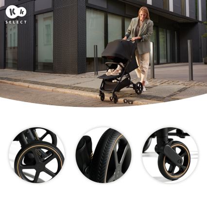 KINDERKRAFT SELECT - Спортивна дитяча коляска MITZY Ink black