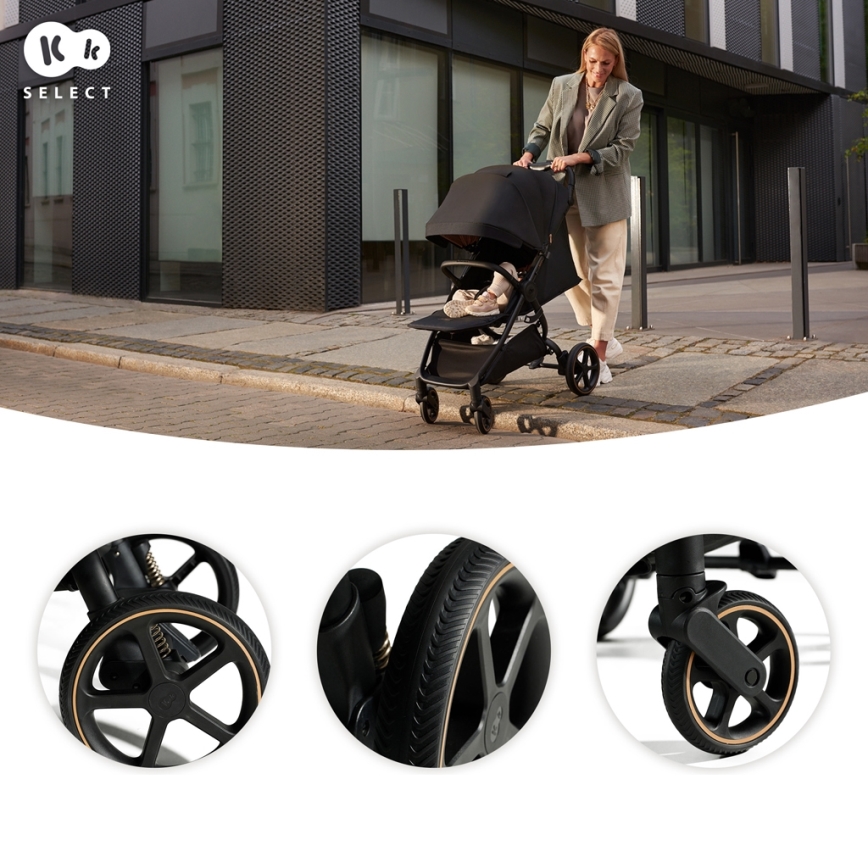 KINDERKRAFT SELECT - Спортивна дитяча коляска MITZY Ink black