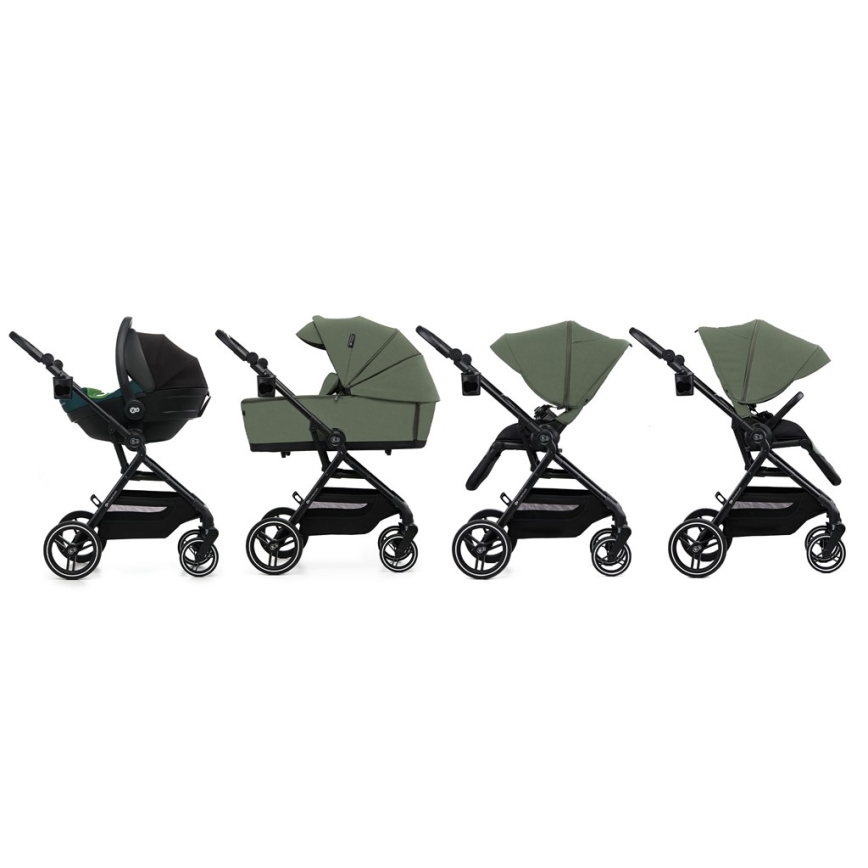 KINDERKRAFT SELECT - Спортивний візок 2в1 YOXI Mystic green