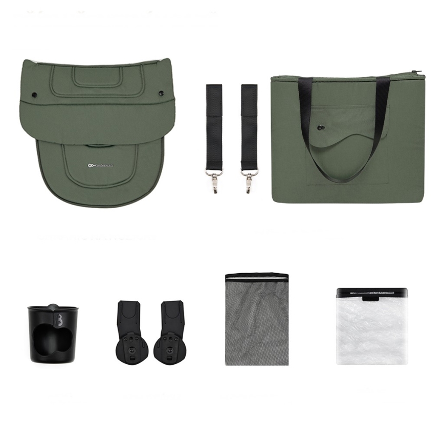 KINDERKRAFT SELECT - Спортивний візок 2в1 YOXI Mystic green