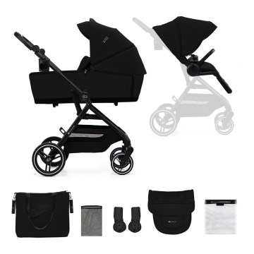 KINDERKRAFT SELECT - Универсальная коляска 2в1 YOXI Pure черный