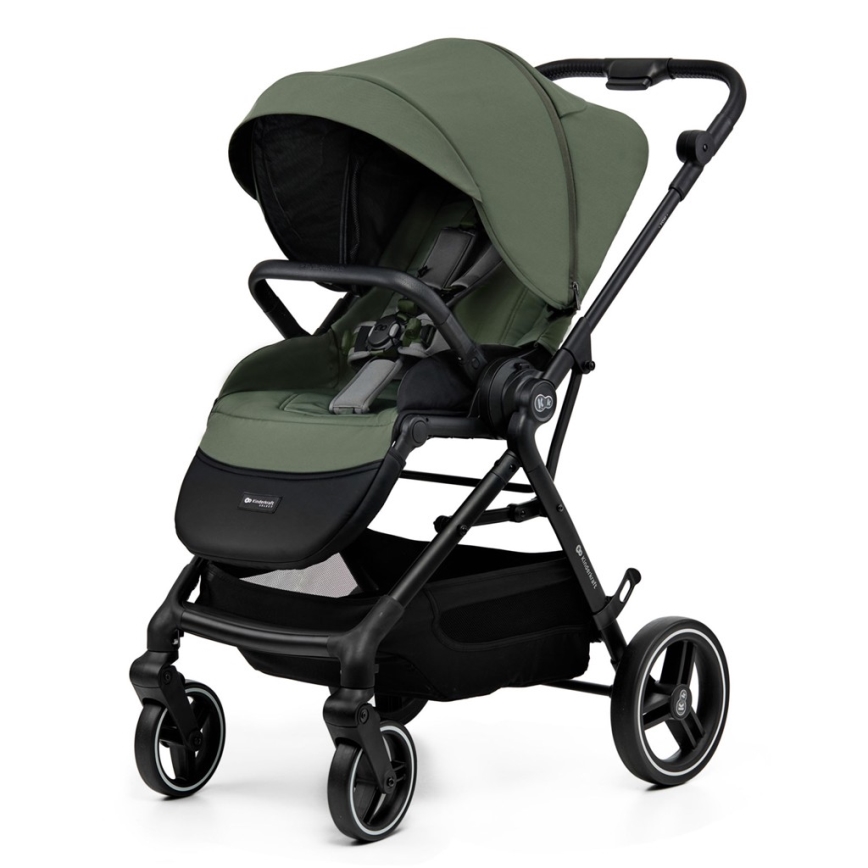 KINDERKRAFT SELECT - Комбинированная коляска 2 в 1 YOXI Mystic green