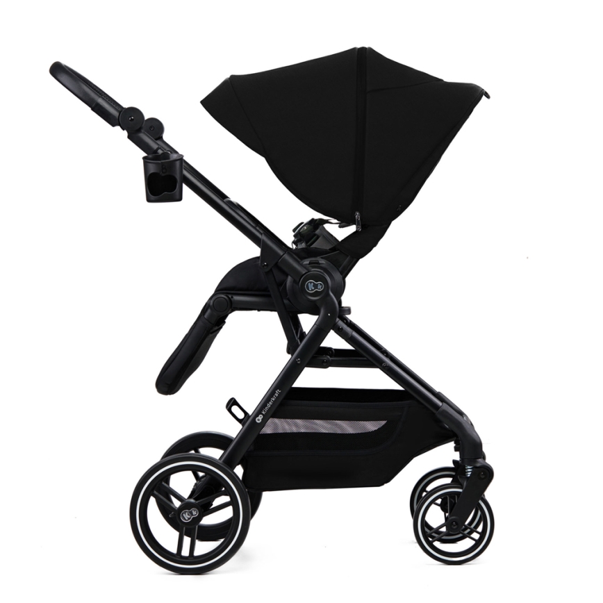 KINDERKRAFT SELECT - Комбінована коляска 2в1 YOXI Pure black