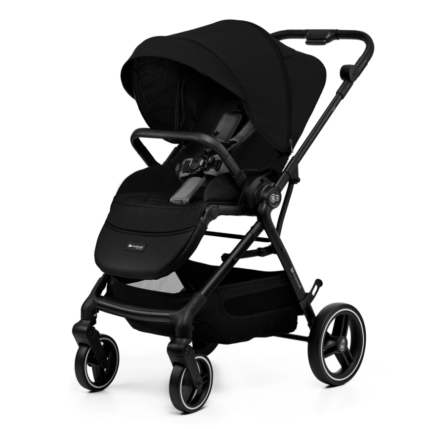 KINDERKRAFT SELECT - Комбінована коляска 2в1 YOXI Pure black