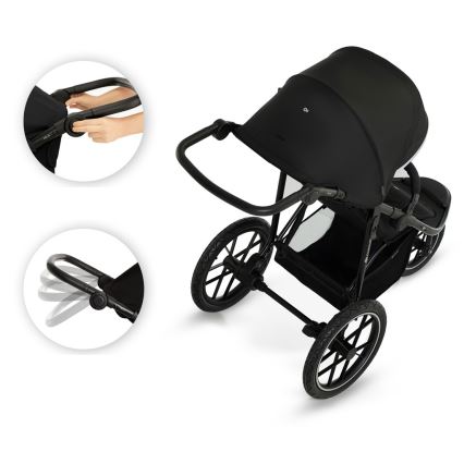 KINDERKRAFT - Спортивна дитяча коляска HELSI2 чорний