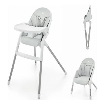 KINDERKRAFT - Стільчик для годування 2в1 DINNLY сірий