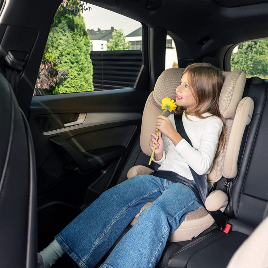 KINDERKRAFT - Складане автокрісло XPAND 2 PRO 100-150 см бежеве