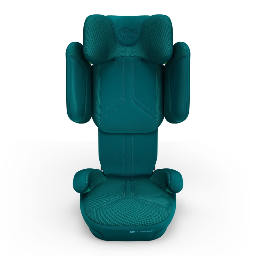 KINDERKRAFT - Складане дитяче автокрісло XPAND 2 PRO 100-150 cm бірюзове