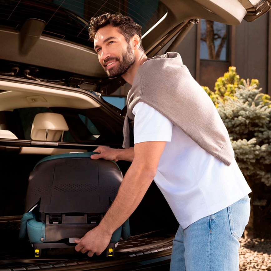 KINDERKRAFT - Складне автокрісло UNITY 2 i-Size 100-150 см бірюзове