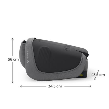 KINDERKRAFT - Складне автокрісло UNITY 2 i-Size 100-150 см сіре