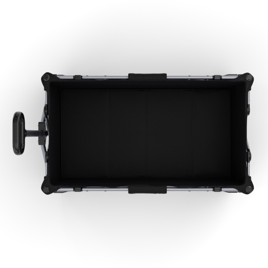 KINDERKRAFT - Складний перевізний візок WAGON ROLLSTER чорний