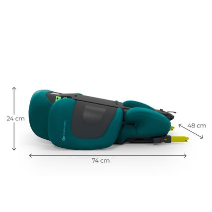 KINDERKRAFT - Складное автокресло XPAND 2 PRO 100-150 см бирюзовое