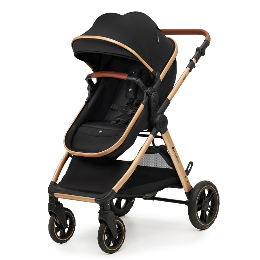 KINDERKRAFT - Универсальная коляска 3в1 ESME Pure черный + автокресло MINK PRO