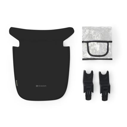 KINDERKRAFT - Универсальная коляска 3в1 NEWLY Classic черный + автокресло MINK PRO