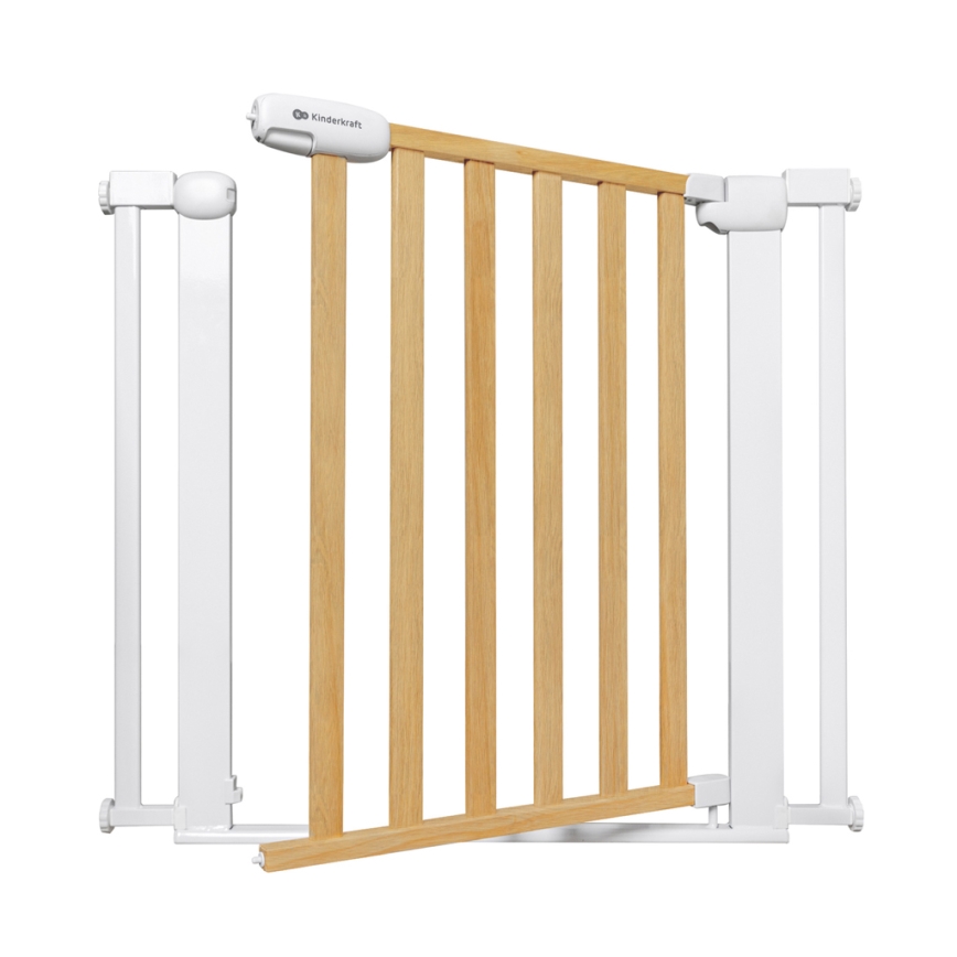 KINDERKRAFT - Захисний бар'єр LOCK&GO 75-103 см сосна