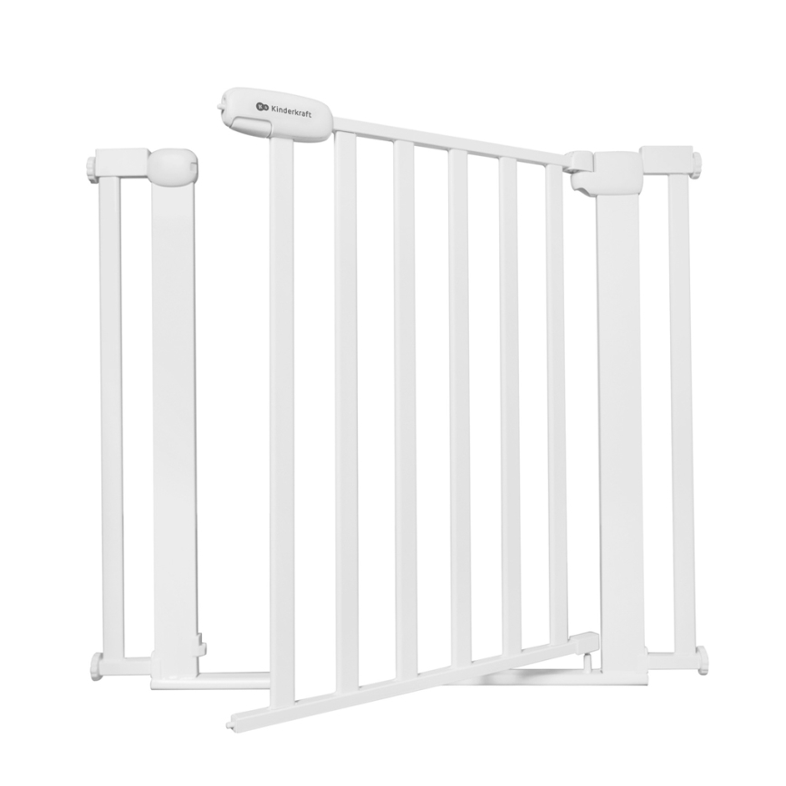KINDERKRAFT - Защитный барьер LOCK&GO 75-103 см белый
