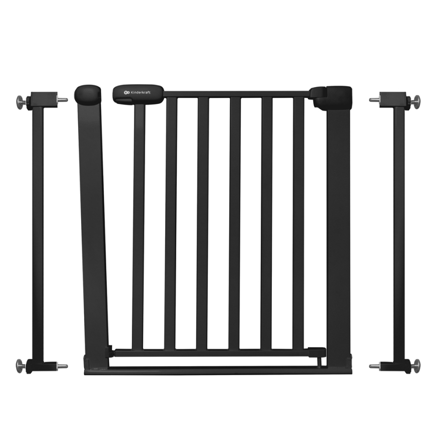 KINDERKRAFT - Защитный барьер LOCK&GO 75-103 см черный