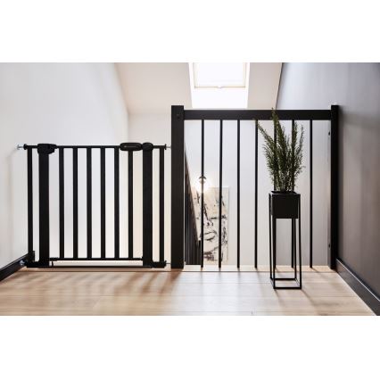 KINDERKRAFT - Защитный барьер LOCK&GO 75-103 см черный