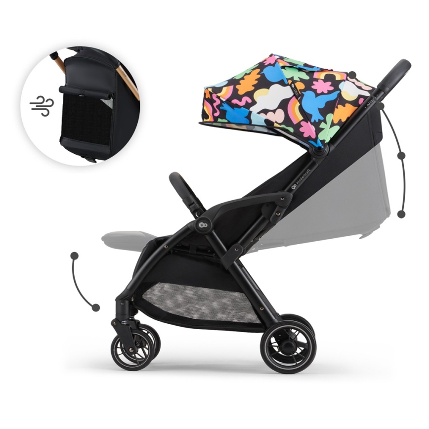 KINDERKRAFT - Коляска APINO красочный