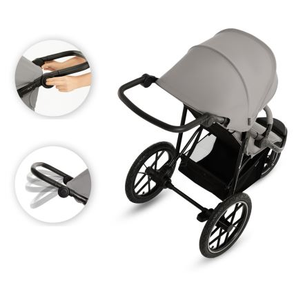 KINDERKRAFT - Коляска HELSI2 серый