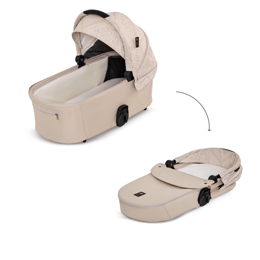 KINDERKRAFT - Комбинированная коляска 2 в 1 NEA 2 Dune Whisper Bizuu