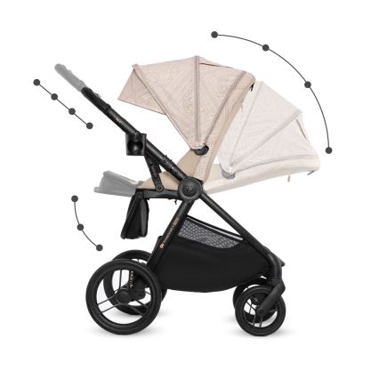 KINDERKRAFT - Комбинированная коляска 2 в 1 NEA 2 Dune Whisper Bizuu