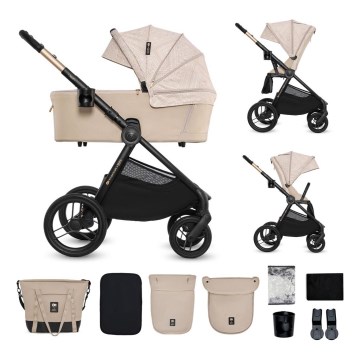 KINDERKRAFT - Комбінована коляска 2-в-1 NEA 2 Dune Whisper Bizuu