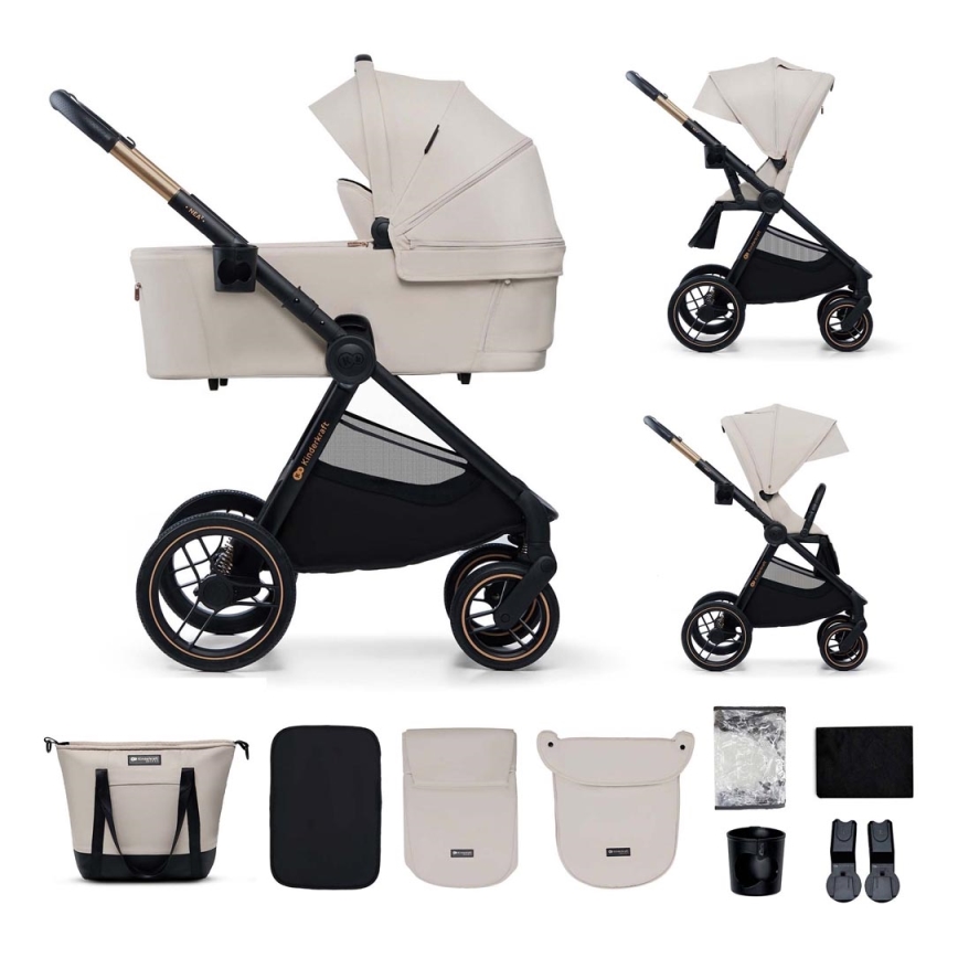 KINDERKRAFT - Комбінована коляска 2в1 NEA 2 бежевий