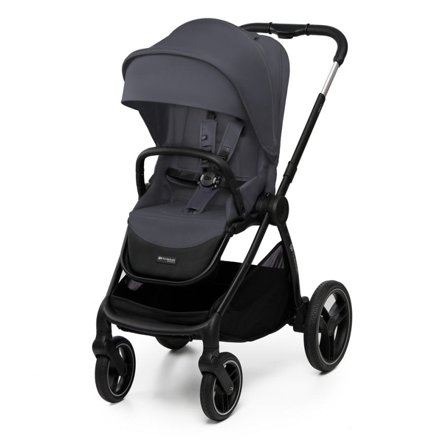 KINDERKRAFT - Комбінована коляска 2в1 NEA 2 Dark grey