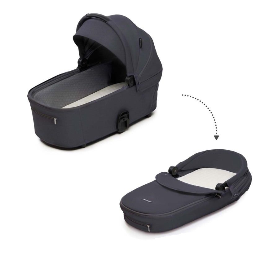 KINDERKRAFT - Комбінована коляска 2в1 NEA 2 Dark grey