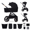 KINDERKRAFT - Комбінована коляска 2в1 NEA 2 Midnight black