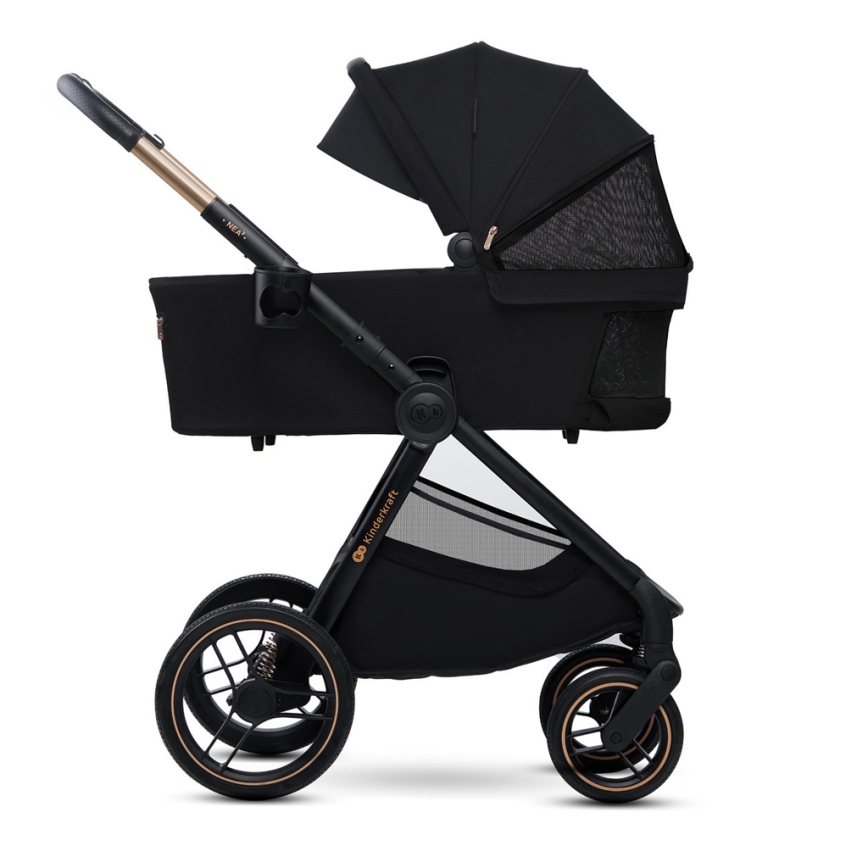 KINDERKRAFT - Комбінована коляска 2в1 NEA 2 Midnight black