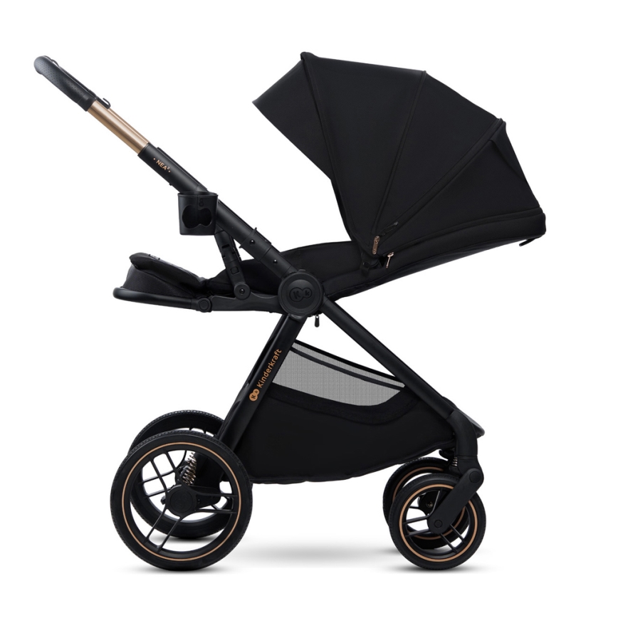 KINDERKRAFT - Комбінована коляска 2в1 NEA 2 Midnight black