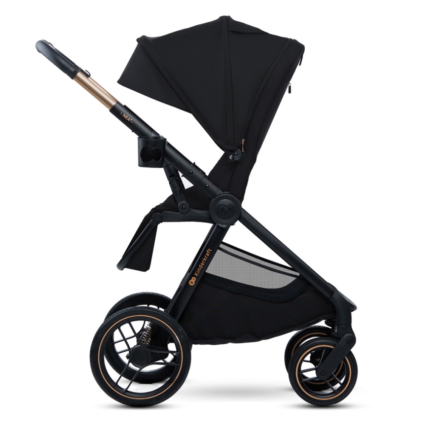 KINDERKRAFT - Комбінована коляска 2в1 NEA 2 Midnight black