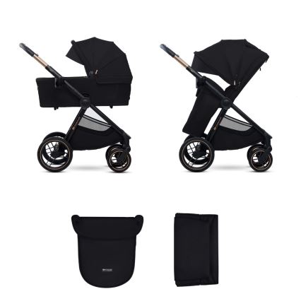 KINDERKRAFT - Комбінована коляска 2в1 NEA 2 Midnight black