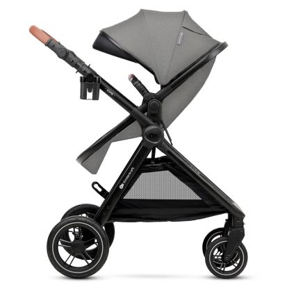 KINDERKRAFT - Комбінована коляска 3в1 ESME Moonlight grey + автокрісло MINK PRO