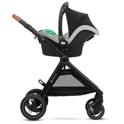 KINDERKRAFT - Комбінована коляска 3в1 ESME Moonlight grey + автокрісло MINK PRO