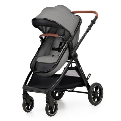 KINDERKRAFT - Комбінована коляска 3в1 ESME Moonlight grey + автокрісло MINK PRO