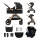 KINDERKRAFT - Комбінована коляска 3в1 ESME Pure black + автокрісло MINK PRO