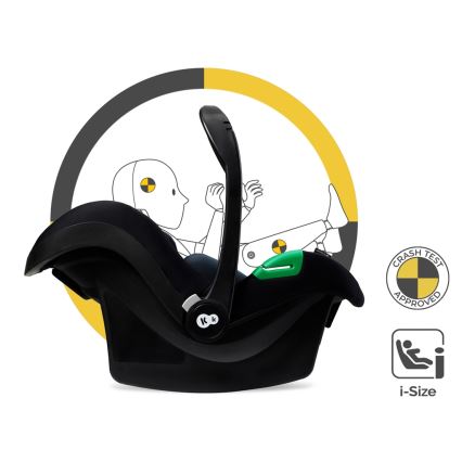 KINDERKRAFT - Комбінована коляска 3в1 ESME Pure black + автокрісло MINK PRO