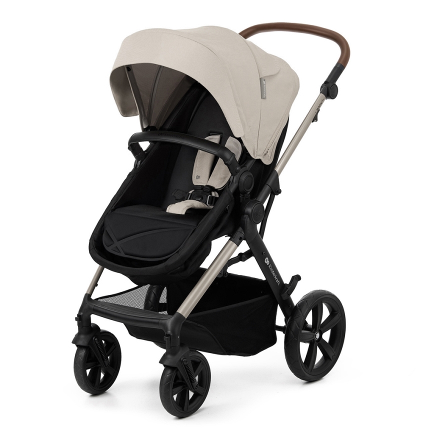 KINDERKRAFT - Комбінована коляска 3в1 MOOV 2 Moonlight grey + автокрісло MINK PRO