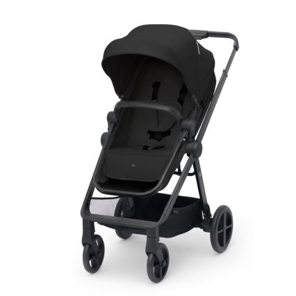 KINDERKRAFT - Комбінована коляска 3в1 NEWLY Classic black  + автокрісло MINK PRO
